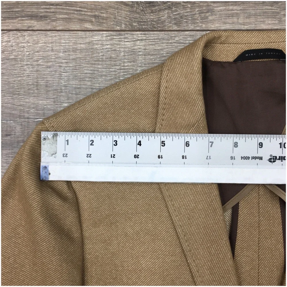 HUGO BOSS Mens Wool Cotton Blazer Sport Coat Casual Jacket Size 42R MILES4 Suit